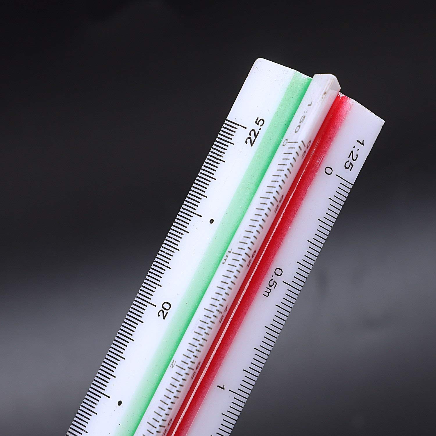 1:20 1:25 1:50 1:75 1:100 1:125 Regla de Escala Triangular Plastico