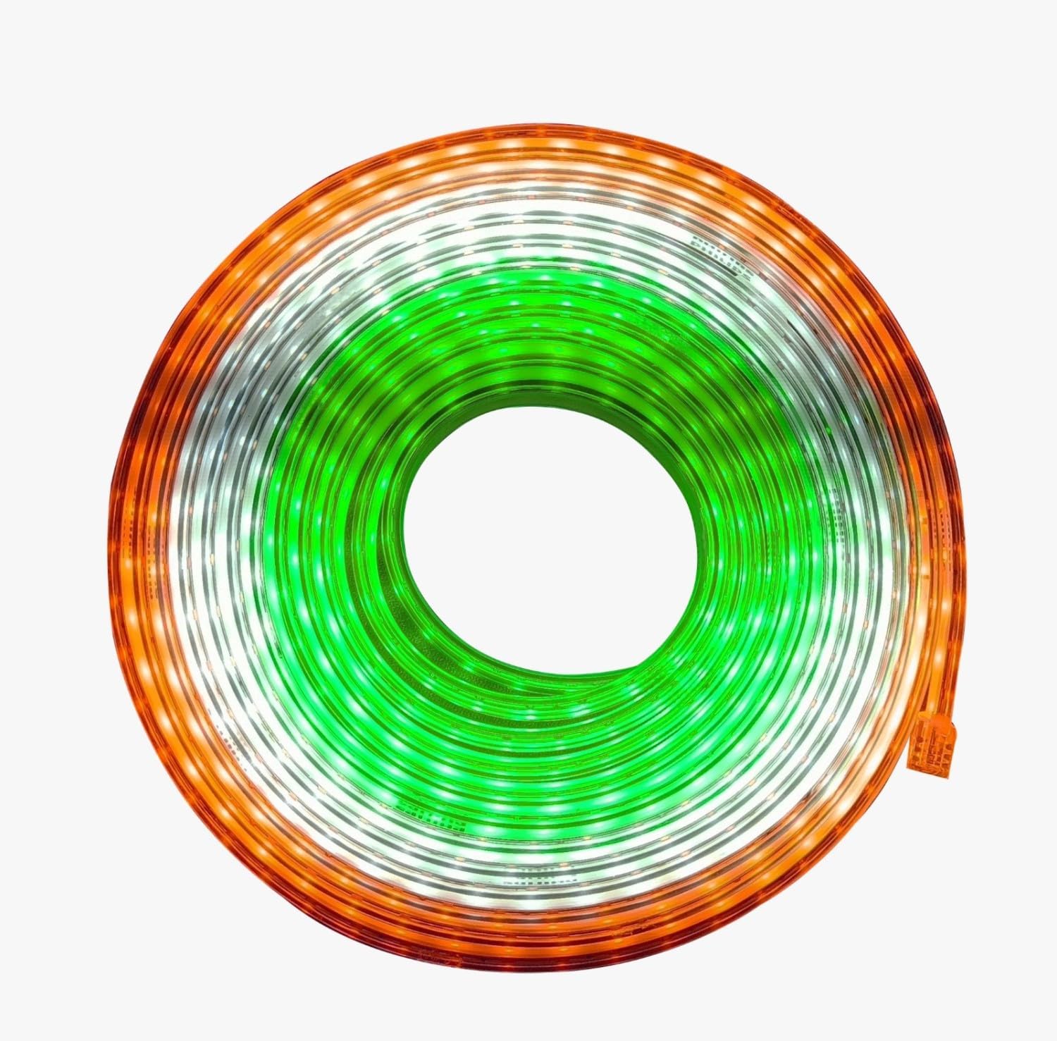 SAMSON 6 Meter Tiranga LED Neon Strip Light 220V Flexible Silicone Rope Light for Independence Day, Republic Day, Home & Outdoor Decor-image-35
