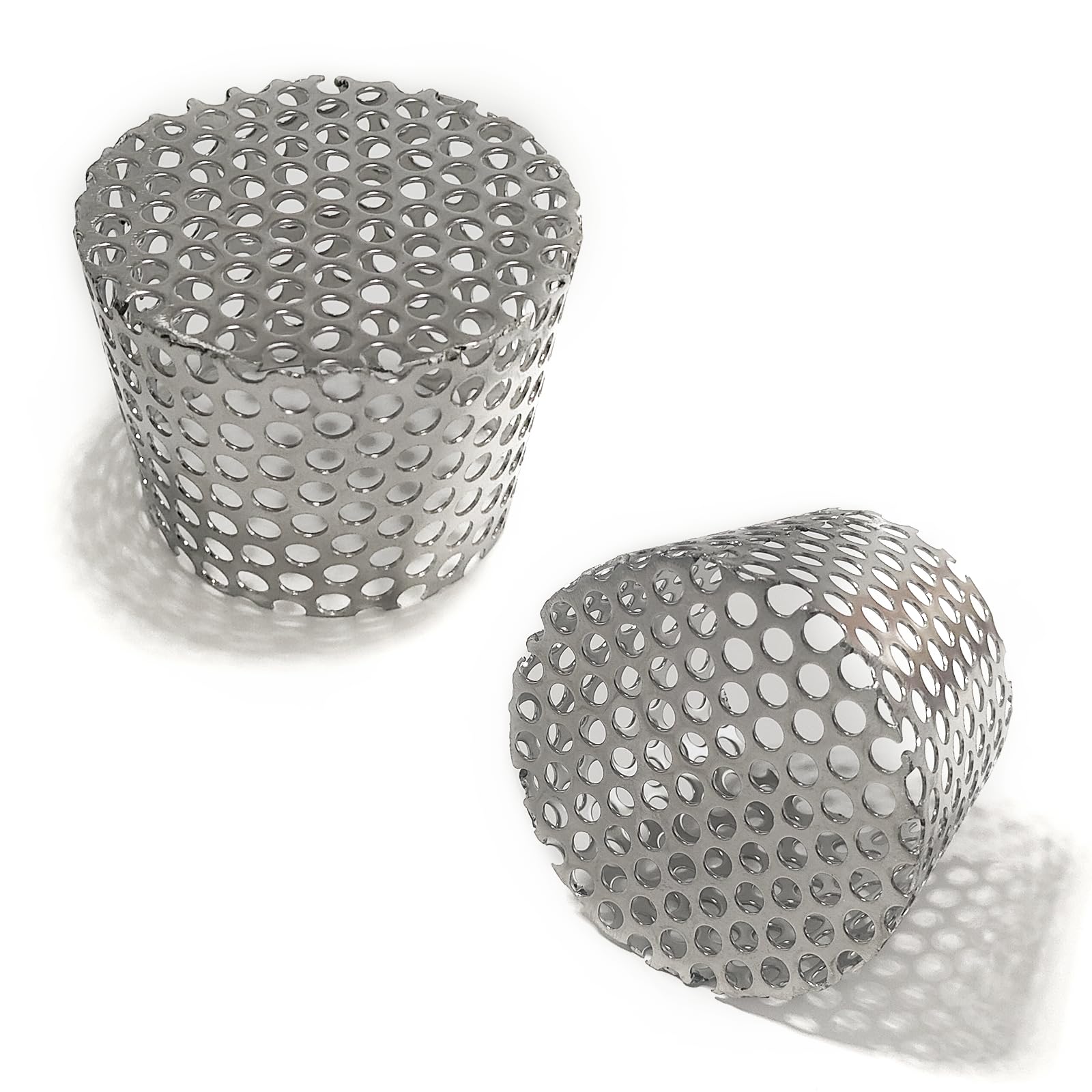 PVC Termination Mesh Vent Cover 2.5" to 2.98" ID - 2Pack, Heavy Duty Stainless Steel, Better Drainage &amp; Anti-Clog Design, Fit Furnace &amp; Roof Vent, Premium Grade Conical Guard Against Birds &amp; Debris