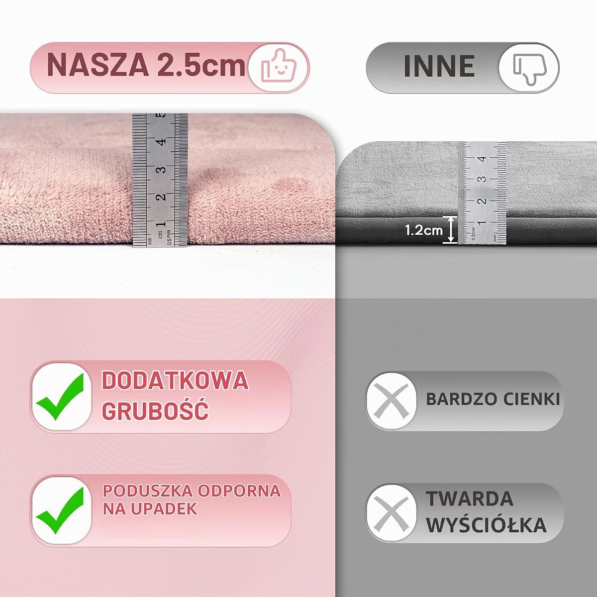 Capslpad Pianka do zabawy o grubości 2,5 cm, antypoślizgowa, koralowa, aksamitna, mata z pianki z pamięcią kształtu, 150 x 200 cm, duża, puszysta, miękka, do salonu, dla dzieci, dziewcząt, chłopców