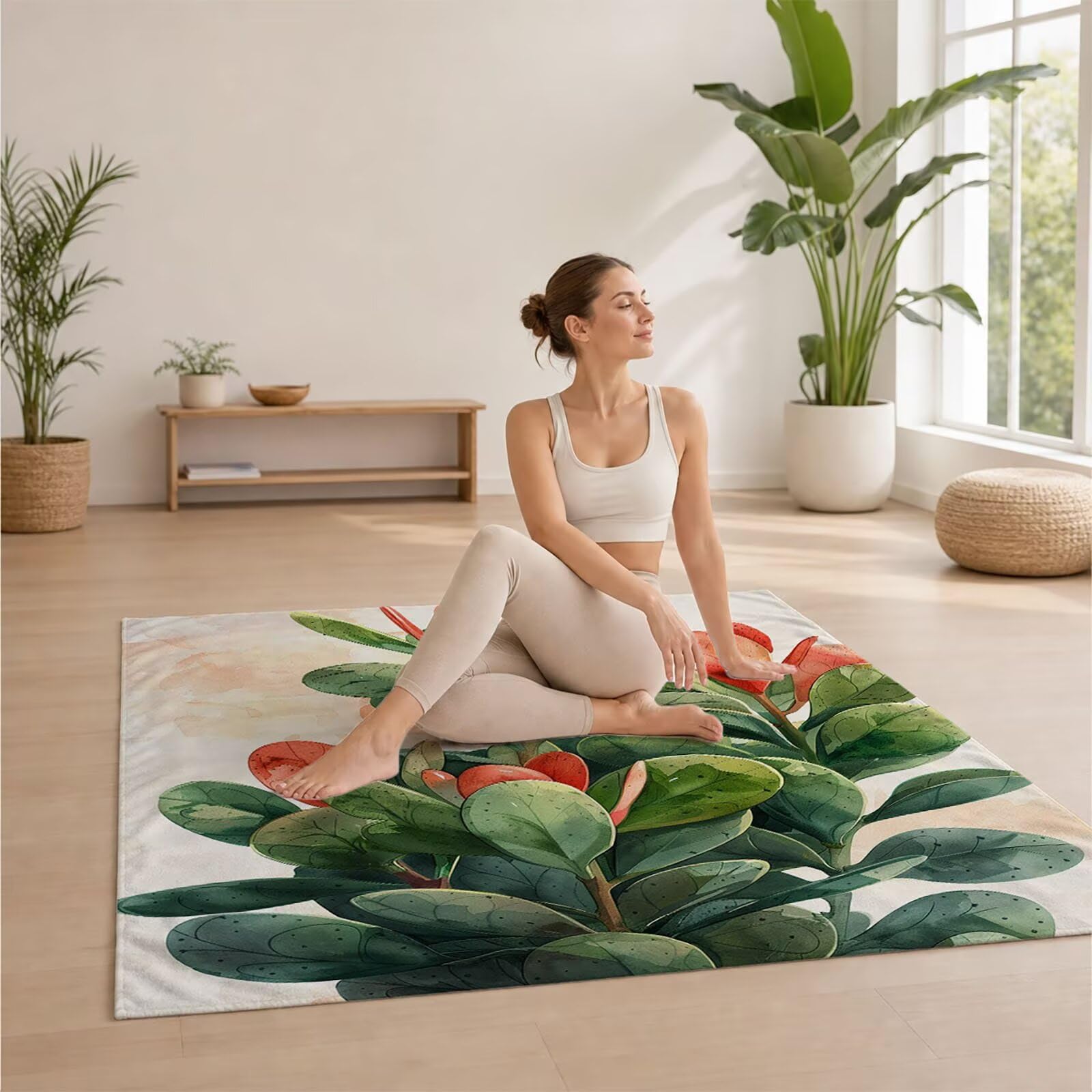 Cactus Toalla Playa 160x220 Resistente a la arena Secado rápido Ligero, Toalla Playa Grande 220 x 160cm Suave Cómodo como Gym Yoga Sauna Toallas Baño Grandes Exterior Travel Essentials Planta XTLS7253