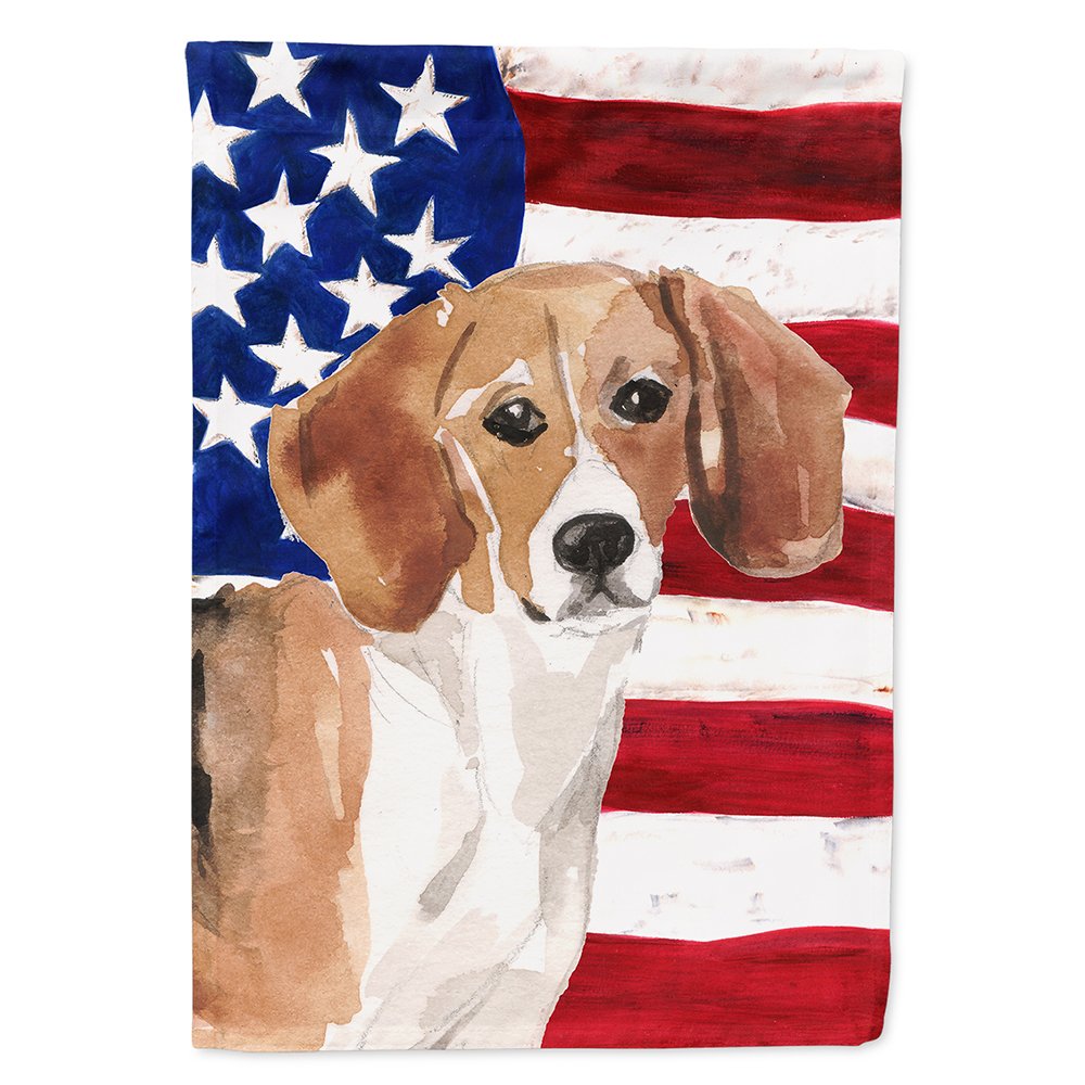Drapeau Beagle patriotic flag grand modele pour remplacer une decoration delavee