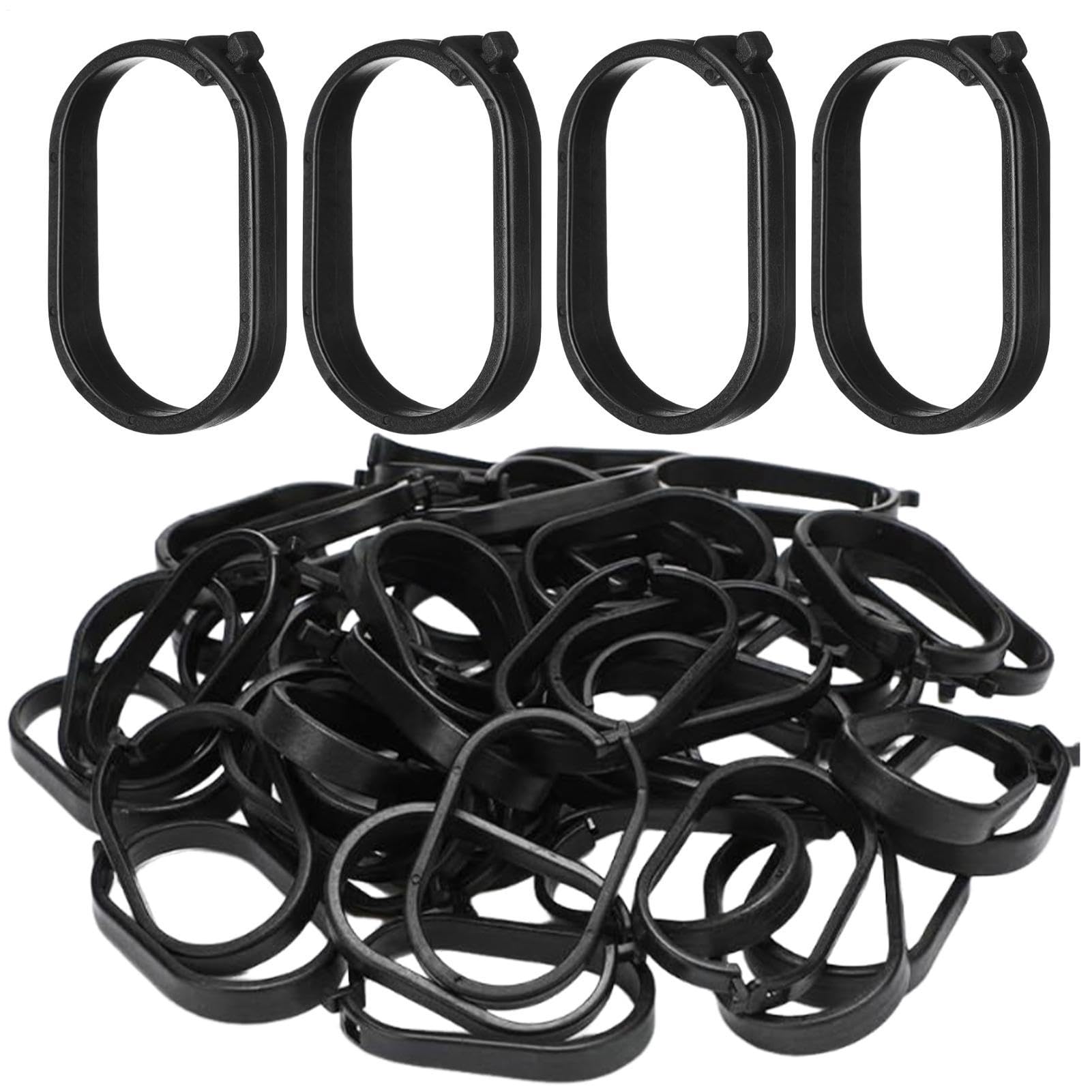 Anillos de cortina de ducha de repuesto para cenador exterior y patio