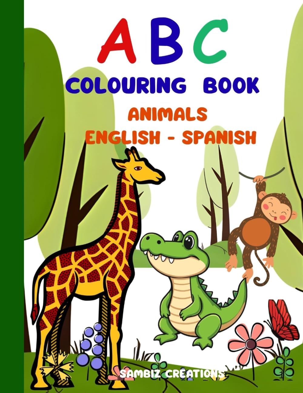 ABC COLOURING ANIMALS: ENGLISH- SPANISH