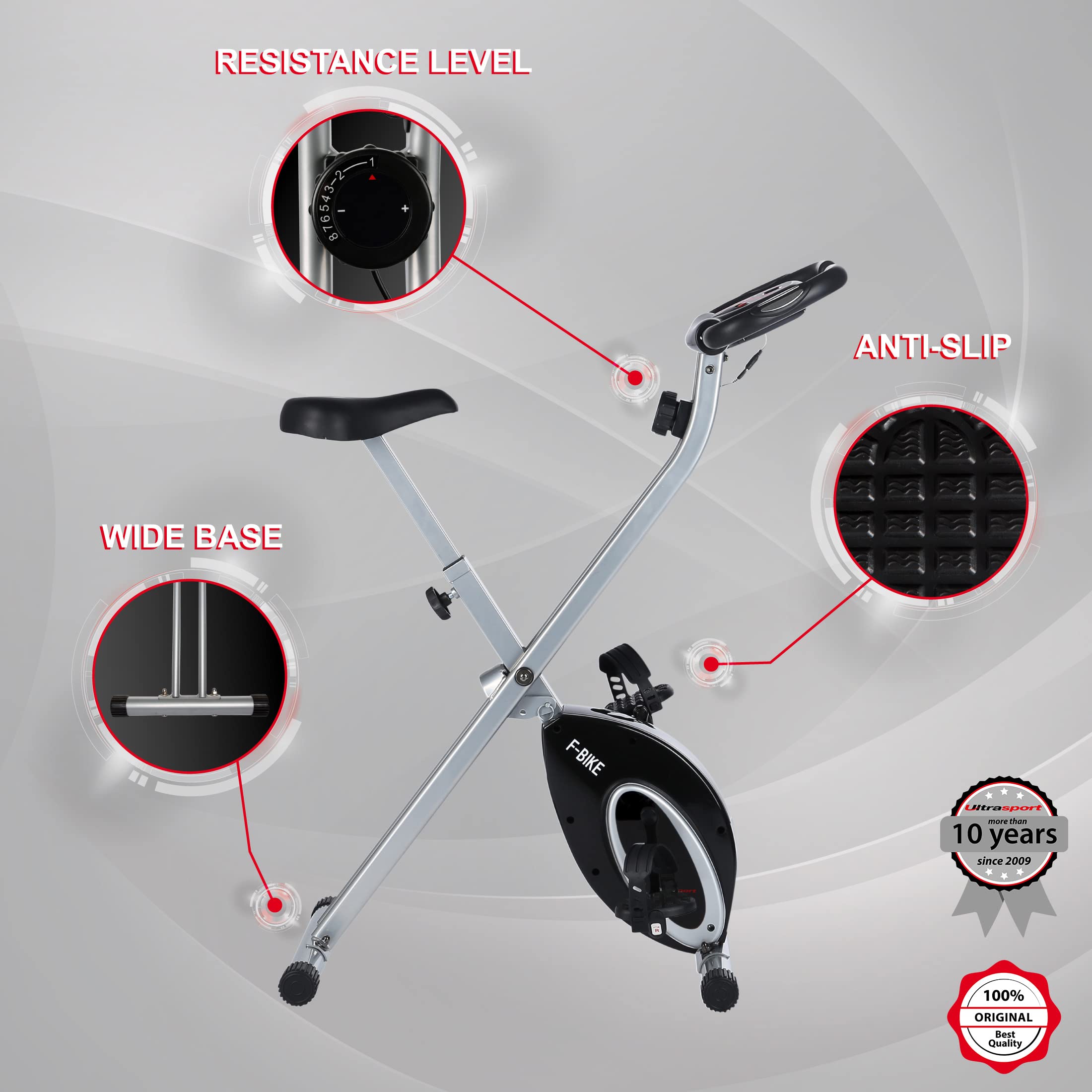 Buy Ultrasport FBike, bicycle trainer home trainer foldable home