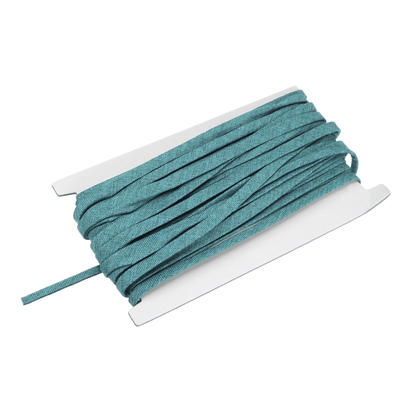 sourcing map Double Fold Bias Binding Tape 1/4" x 15 Yards Blue Green