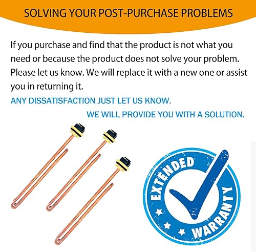 Miniatura 7 de Elemento calefactor HE 90240 compatible con ECO 18, 24, 27, 36, 9000 W240 V, elemento calentador de agua Eco'smart 18242736 sin tanque de agua,