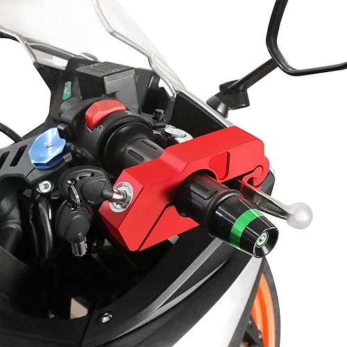 Miniatura 3 de BAIONE Bloqueo de agarre para motocicleta, bloqueo de seguridad del acelerador, scooters antirrobo aptos para motocicletas ATV, Dirt Street Bike