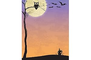 Great Papers! Stationery Letterhead, Halloween Who, 8.5" x 11", 80 Count (2014051)