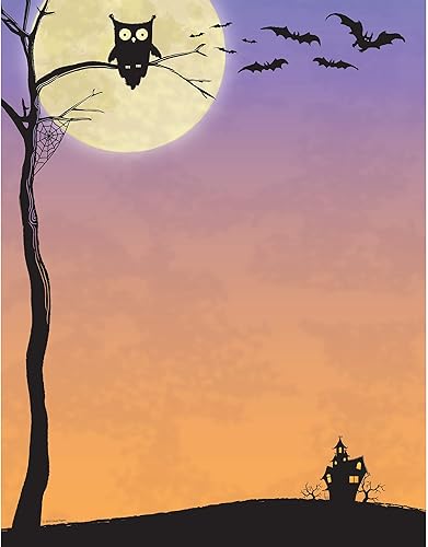 Miniatura 2 de Great Papers! Membrete y papel de impresora de remolinos de araña de Halloween, papelería imprimible, 80 hojas, 8.5 x 11 pulgadas (2014063)