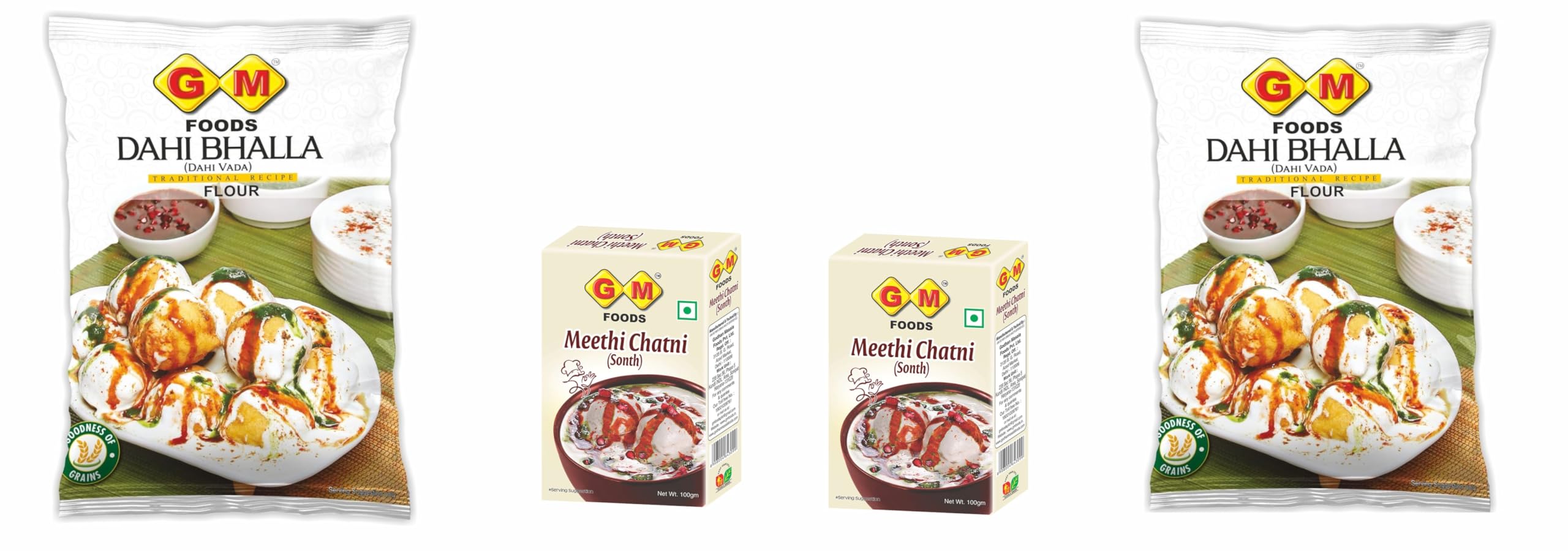 GM Foods Dahi Bhalla 500 Gram (Pack Of 2) + Meethi Sonth 100 Gram (Pack Of 2) (B0CPVNJKP1) Amazon Price History, Amazon Price Tracker