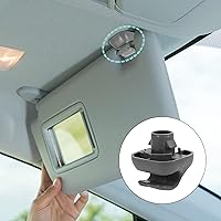 Vista 2 de X AUTOHAUX Gris coche plástico visera gancho clip soporte retenedor 88217S04003ZA para Honda Accord Civic CR-V Element Odyssey Pilot