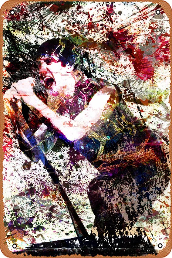 Trent Reznor Nin – Music Artist – Poster | Canvas Wall Art Print Vintage Metal Tin Sign Poster Retro Garage Yard Home Cafe Bar Club Hotel Wall Decoration Stickers Signs 8x12Inch