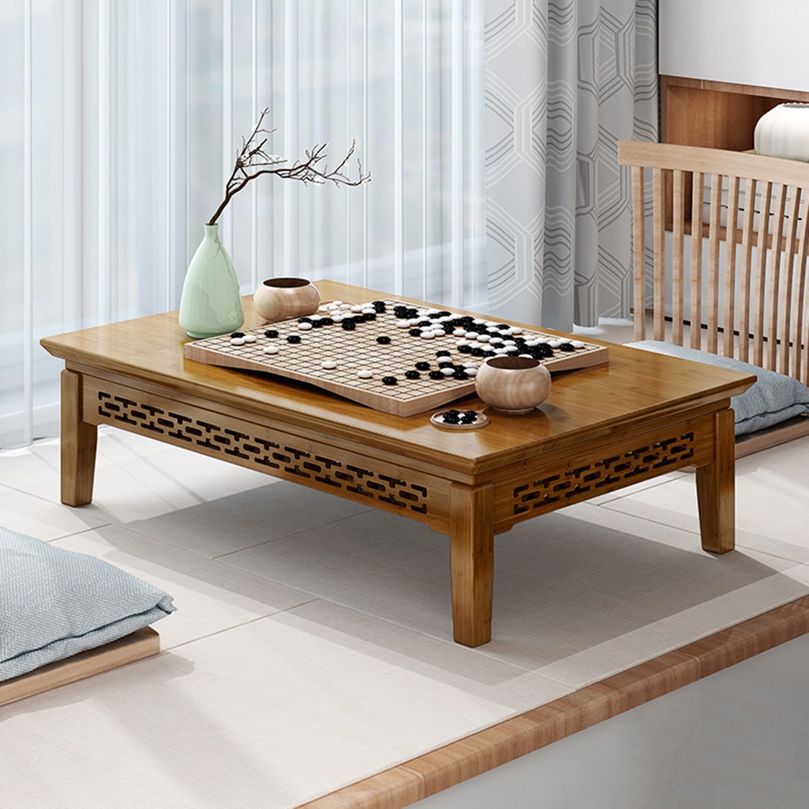 Table basse et table de sol au design épuré, meuble bas premium pour salon moderne