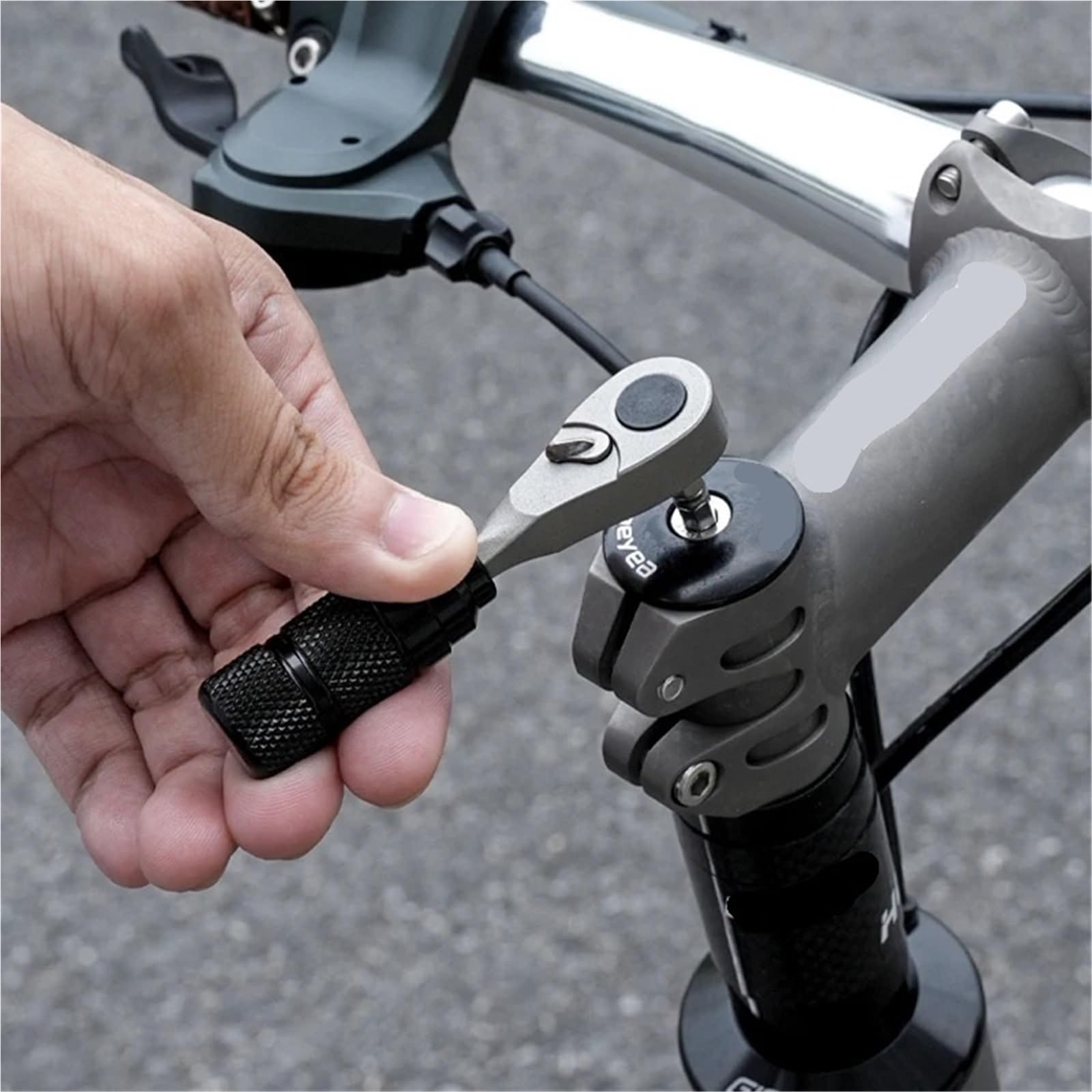 Generico Kit di Strumenti di Riparazione Bici Multifunzione Portatile, Set di Attrezzature Ciclistiche Combinate for La Manutenzione di MTB E Scooter