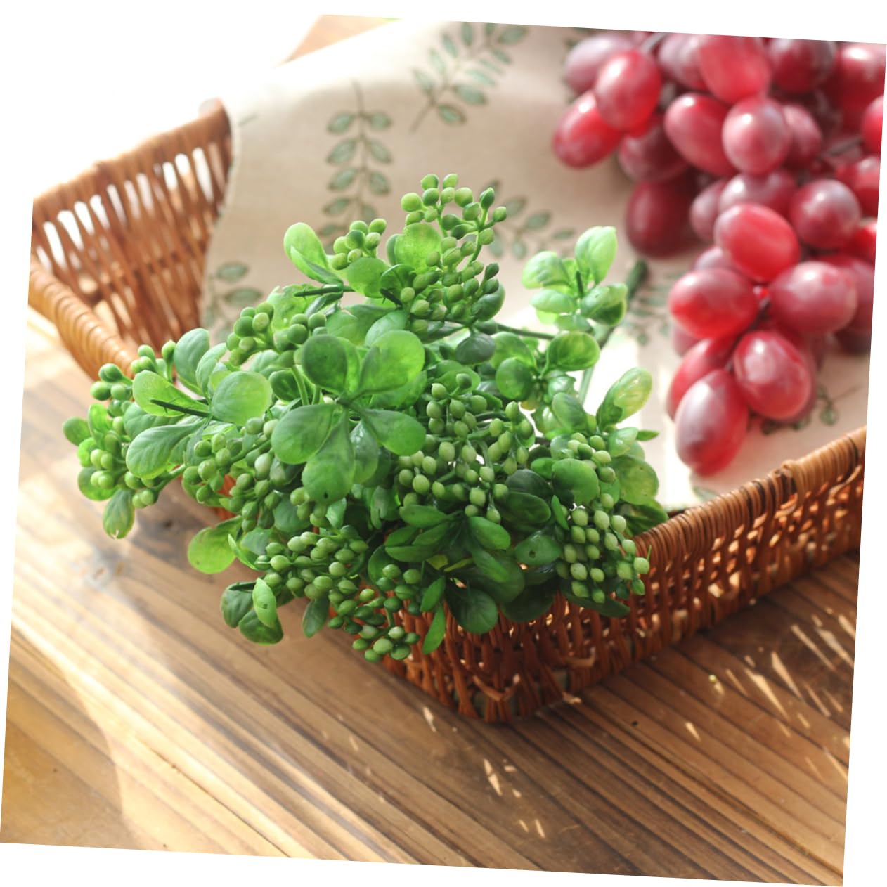 Alipis 2 Set Di Bacche Finte Realistiche Piante Artificiali Decorative Per Cucina E Casa 5 Pezzi * 2