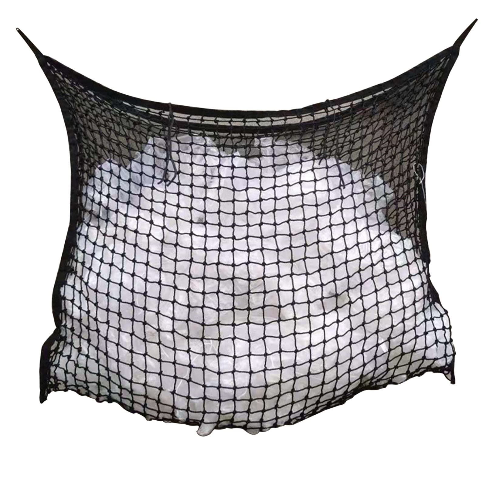 ADITAM Bolsas Deportivas Alimentador de Caballos Reutilizable Alimentador de Bolsas de Red de Entramado múltiple de Alta Resistencia para ovejas Double The Comfort
