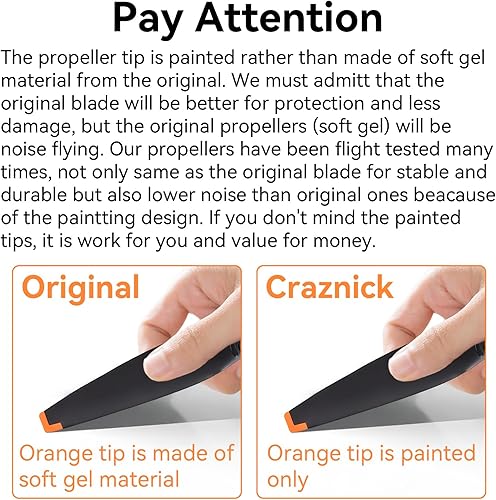 Miniatura 8 de Hélices para DJI Mini 3 cuchillas de repuesto Accesorios de bajo ruido para DJI Mini 3 Accesorios para drones Tornillos y destornilladores