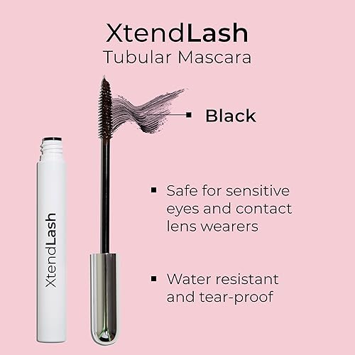 Miniatura 8 de MCoBeauty - Máscara de pestañas Xtendlash Tubing - Negro - Máscara galardonada para alargar y levantar pestañas resistentes al agua a prueba de
