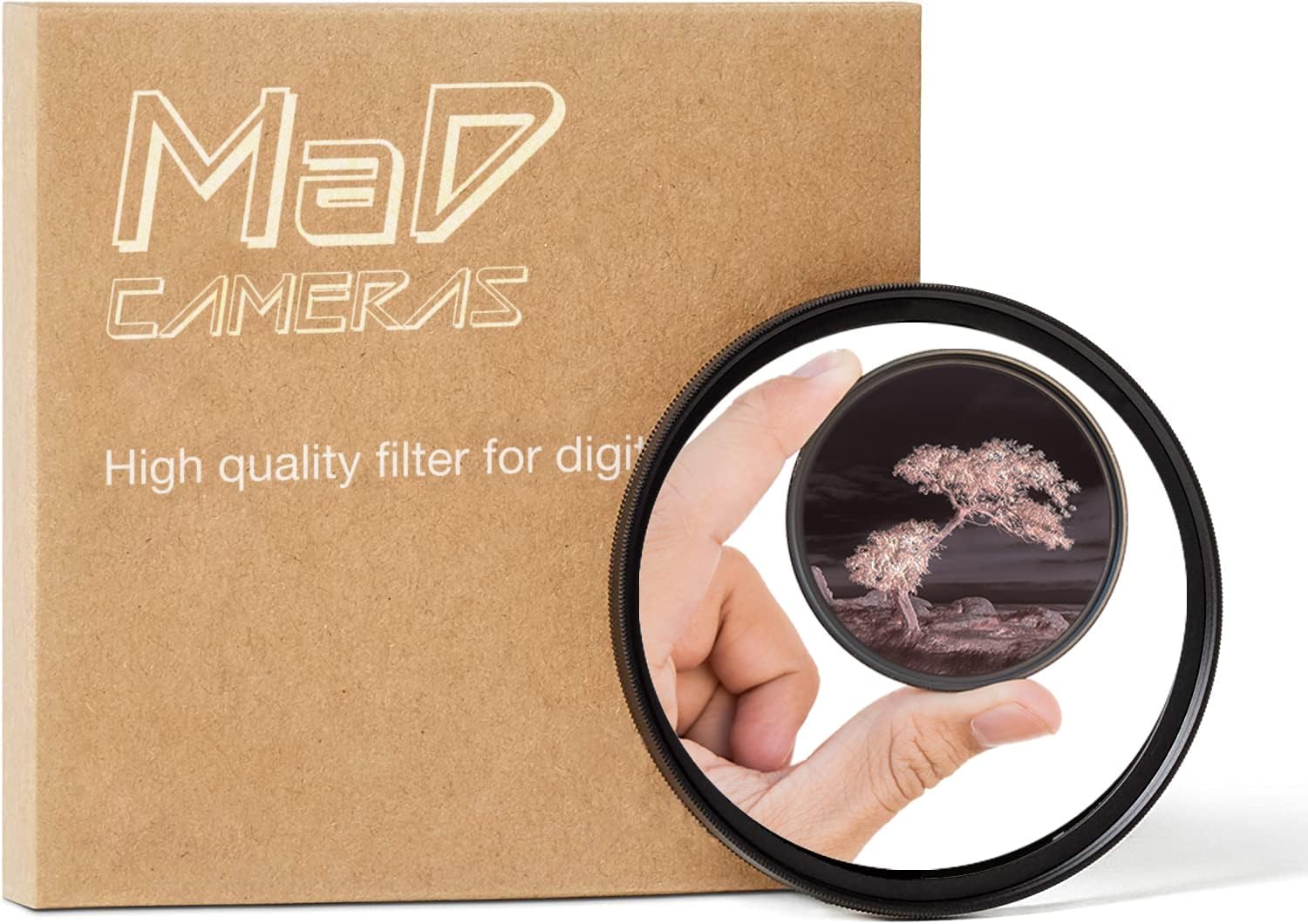 52mm Lens Filter - R72 Infrared IR 720nm Long-Pass Filter for DSLR & SLR - High-Contrast Black & White Photography, Ideal for Landscapes & Still Life
