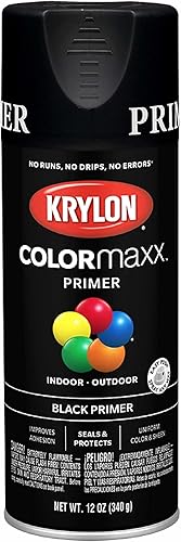 Vista 21 de Krylon - Pintura y primer en aerosol COLORmaxx K05511007, 12 onzas, rojo cereza brillante Cherry Red