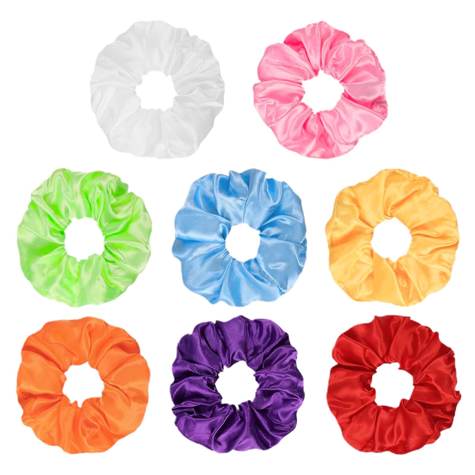 NHBETYS 8 Pcs LED Hair Scrunchies, LED Light up Elastic Scrunchies - Image 2