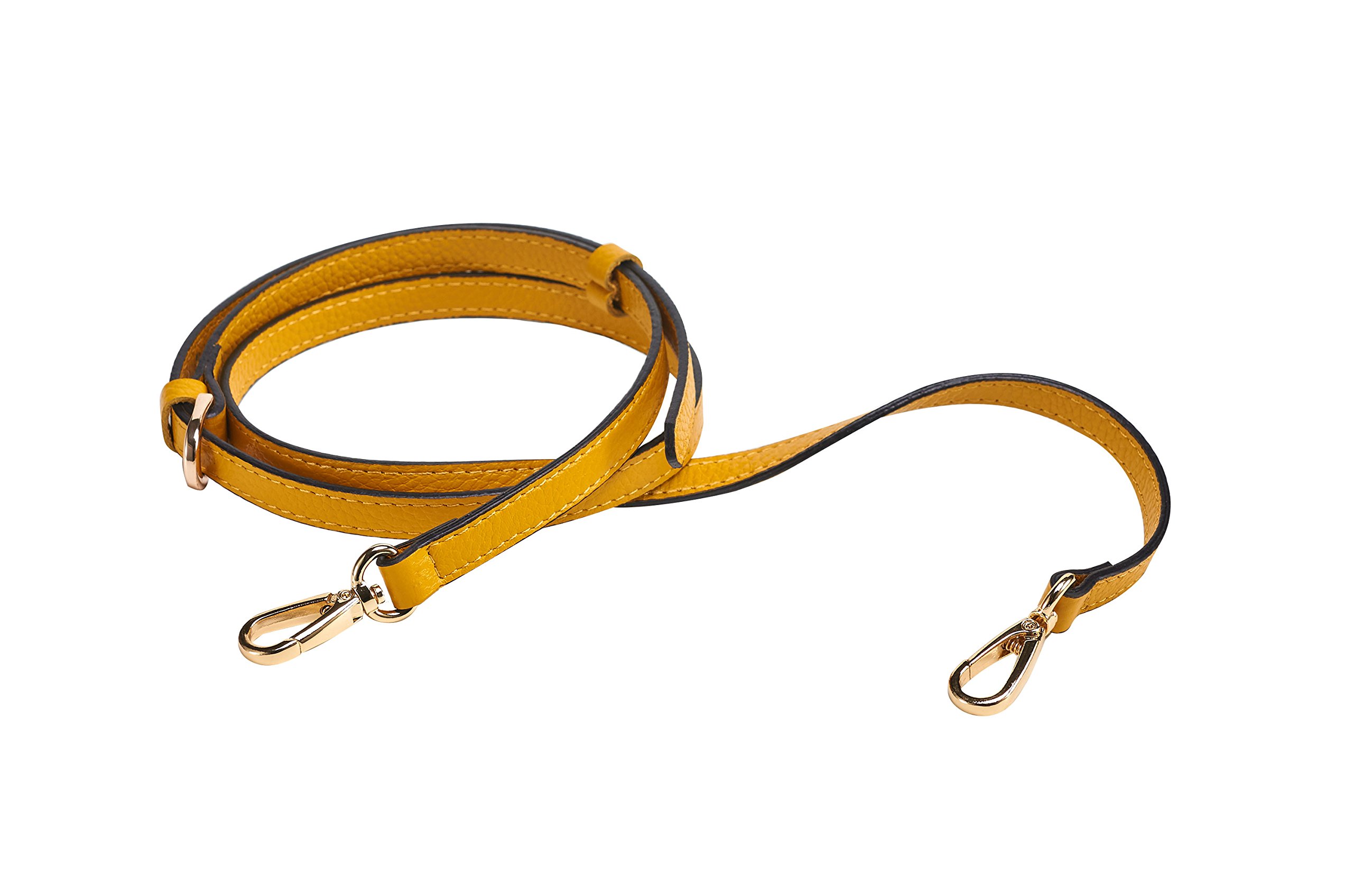 LIVE UP Full Grain Purse Strap Genuine Leather Replacement for Cross Body Bag Handbags
