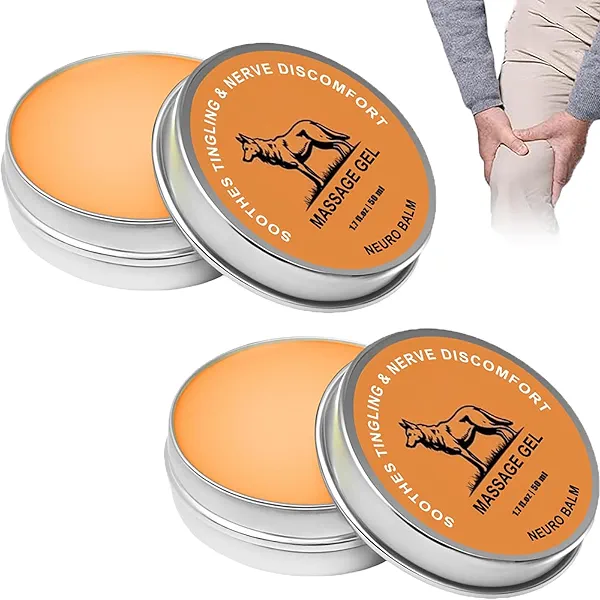 Therawolf Neuro Balm, Joint & Muscle Soothing Cream, Natural Nerve & Joint Support Balm, Fast-Acting Herbal Formula for Tingling, Burning & Stiffness, Pain Relief, Daily Body Care (2Pcs)