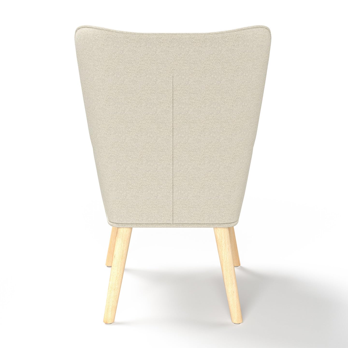 IDMarket – Silla escandinava Ivar en Tela Beige