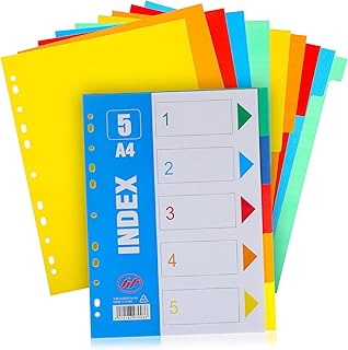 Parliky 15Pcs Clipes De Fichário Bloco De Notas Bloco De Notas Cadernos Pp Divisores Estéticos Guias Índice De Fichário Etiquetas Classificadas Divisores Para Fichário Divisores De Índice