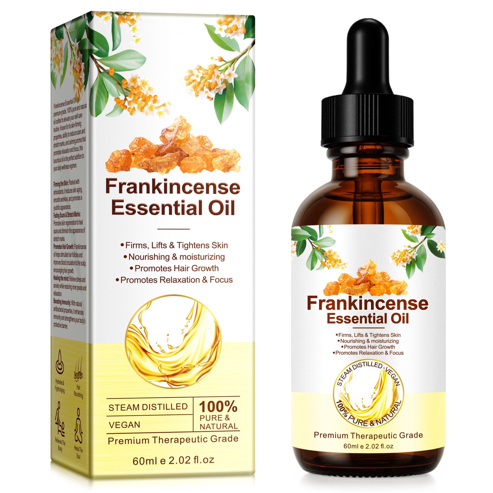 Amazon.com: Frankincense Essential Oil, Pure & Natural Premium