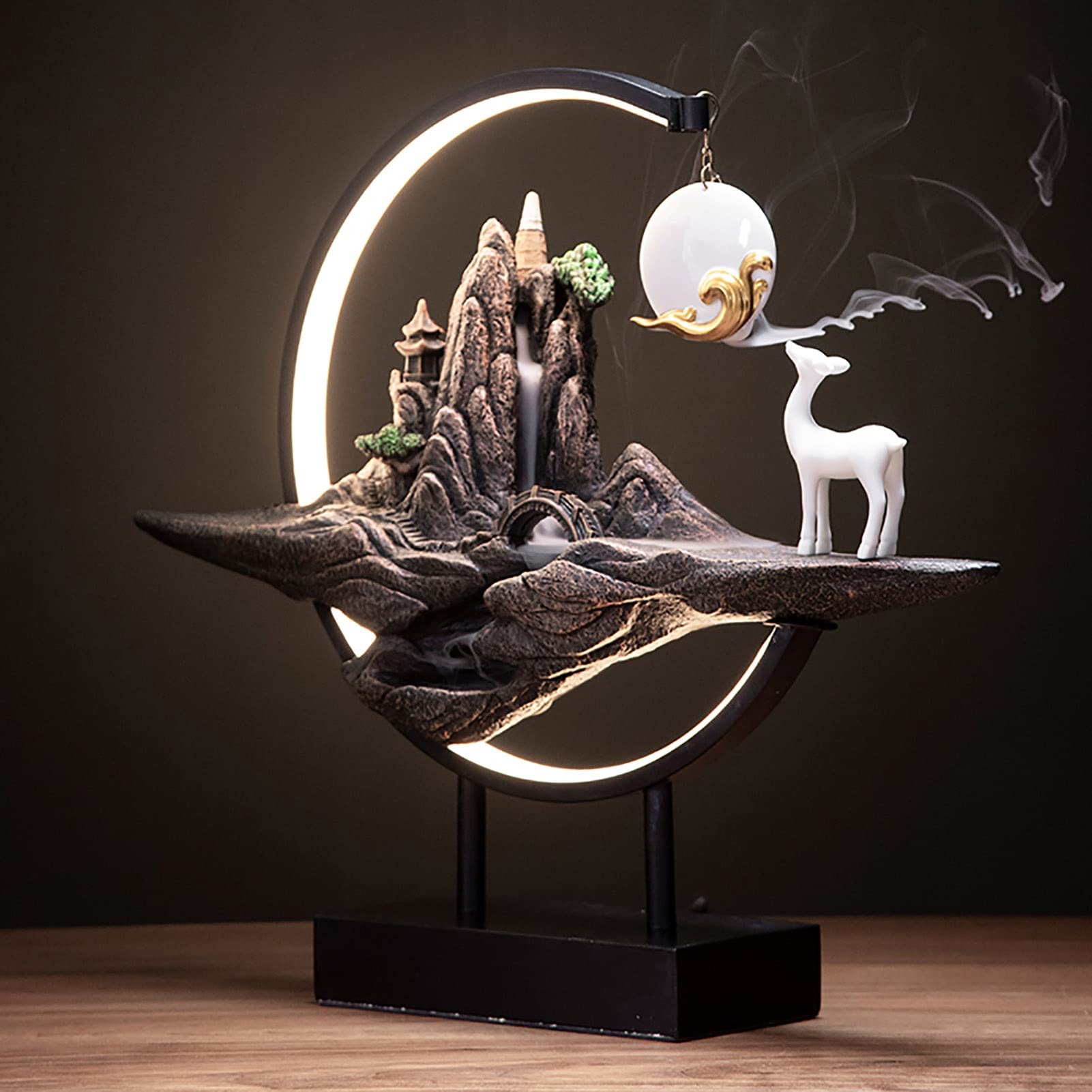 フィギュア台座　ディスプレイ　香炉 　LED付 　逆流香 フィギュア台座 ディスプレイ 香炉 LED付 逆流香 Amazon.co.jp: 逆流