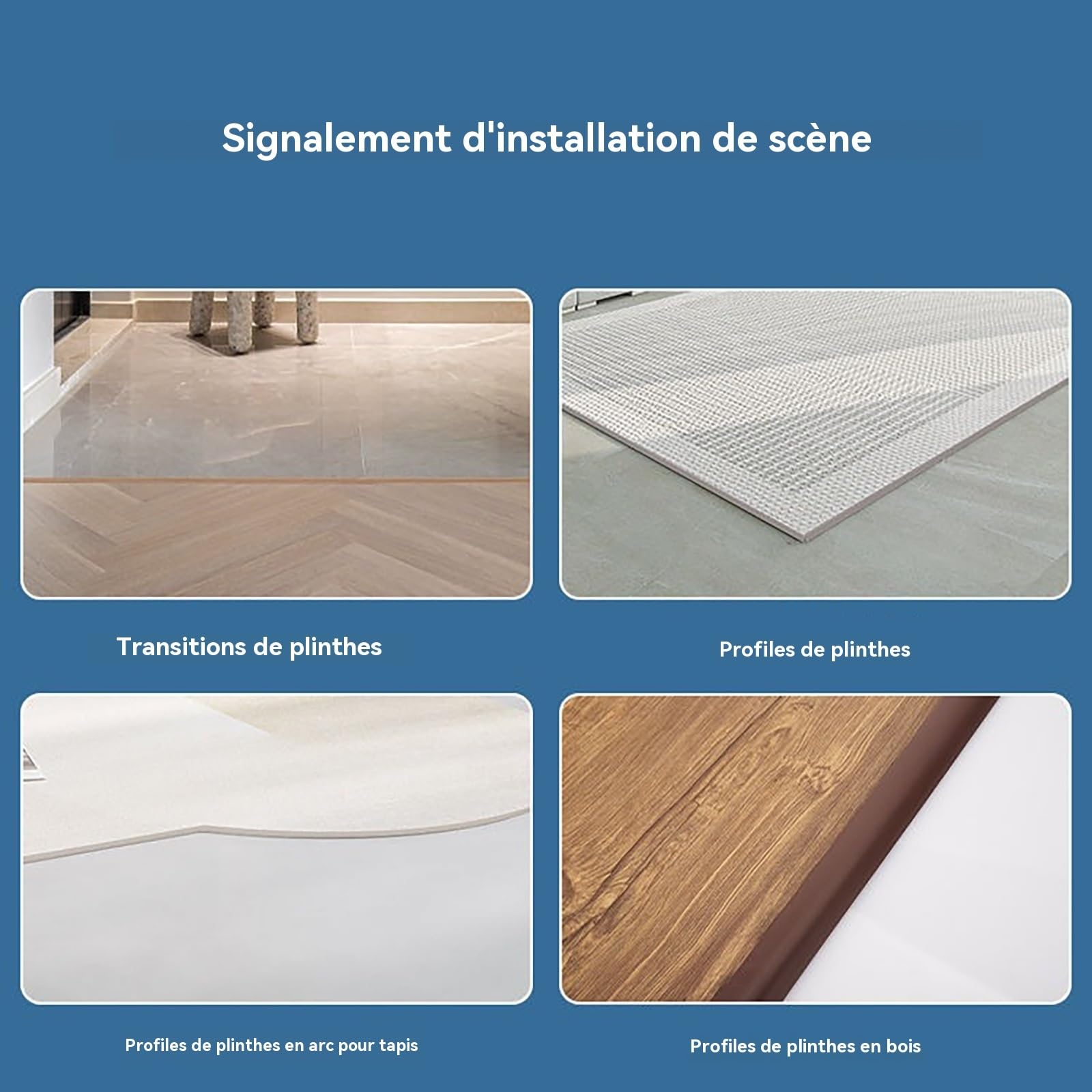 Chute Moquette Longueur: 5m Barre De Seuil Adhésive Bordure PVC Protégez Vos Moquettes, Résistant Et Facile À Entretenir pour Votre Espace De Vie Ou De Travail(Grey,A3510)