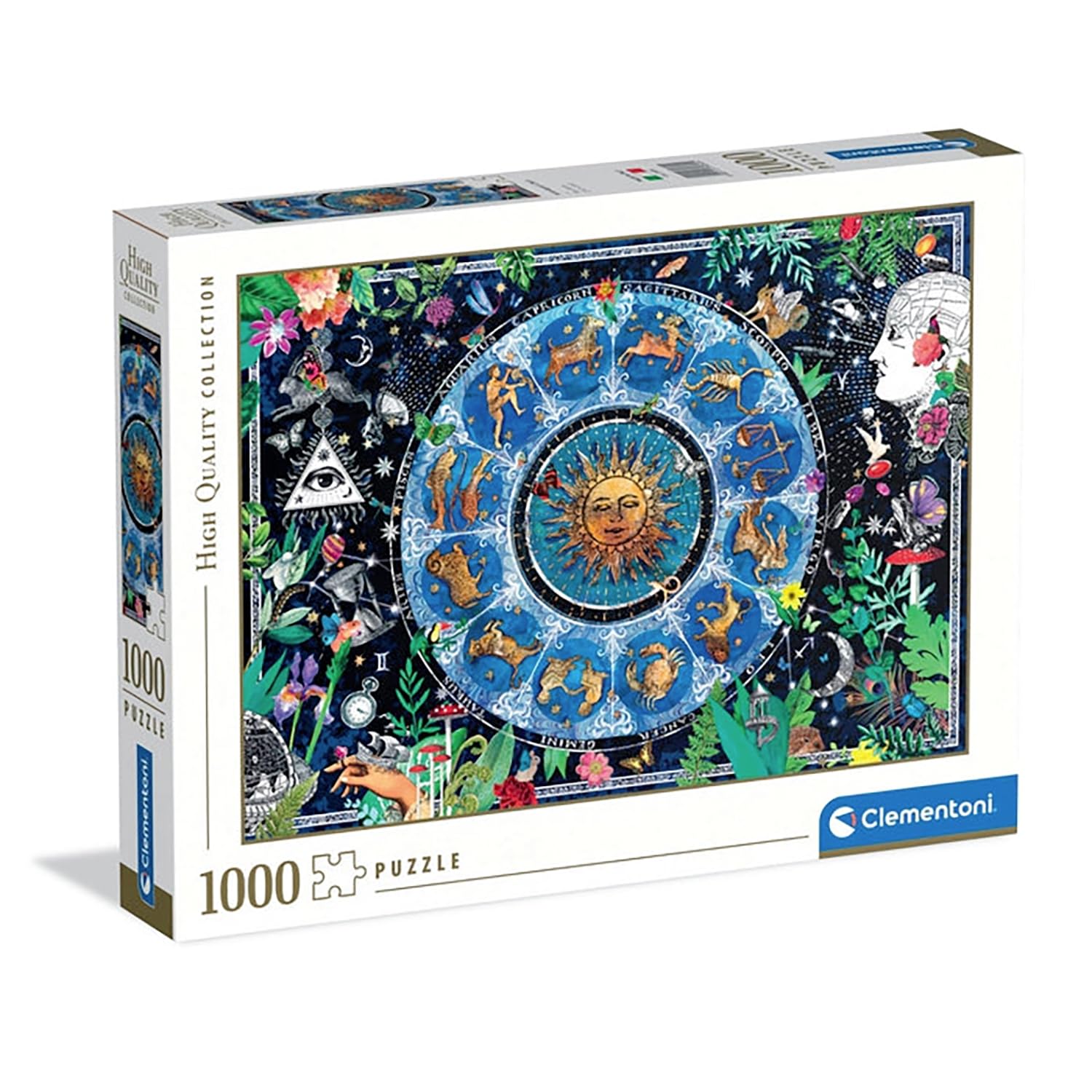 Clementoni Jigsaw Puzzle 1000 pieces, Astrological Chart Collection, Puzzle for Adults 14-99 Years, 39890, Made in Italy