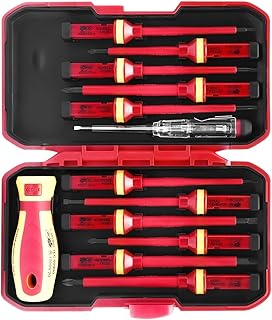 13 peças kit ferramentas eletricista chaves de fendas eletricista, isolamento VDE conjunto chaves de fendas eletricista conjunto de chaves de fendas, conjunto magnético chaves de fendas profissionais