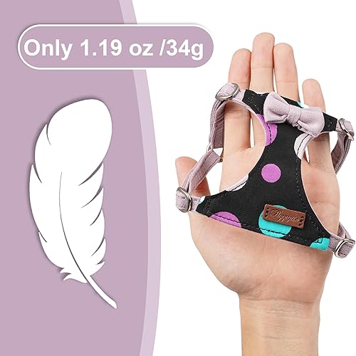 Miniatura 2 de Arnés sin tirones para perro, con correa multifunción, pechera ligera, suave y ajustable para mascota, no ahorca, chaleco a prueba de escape, morado