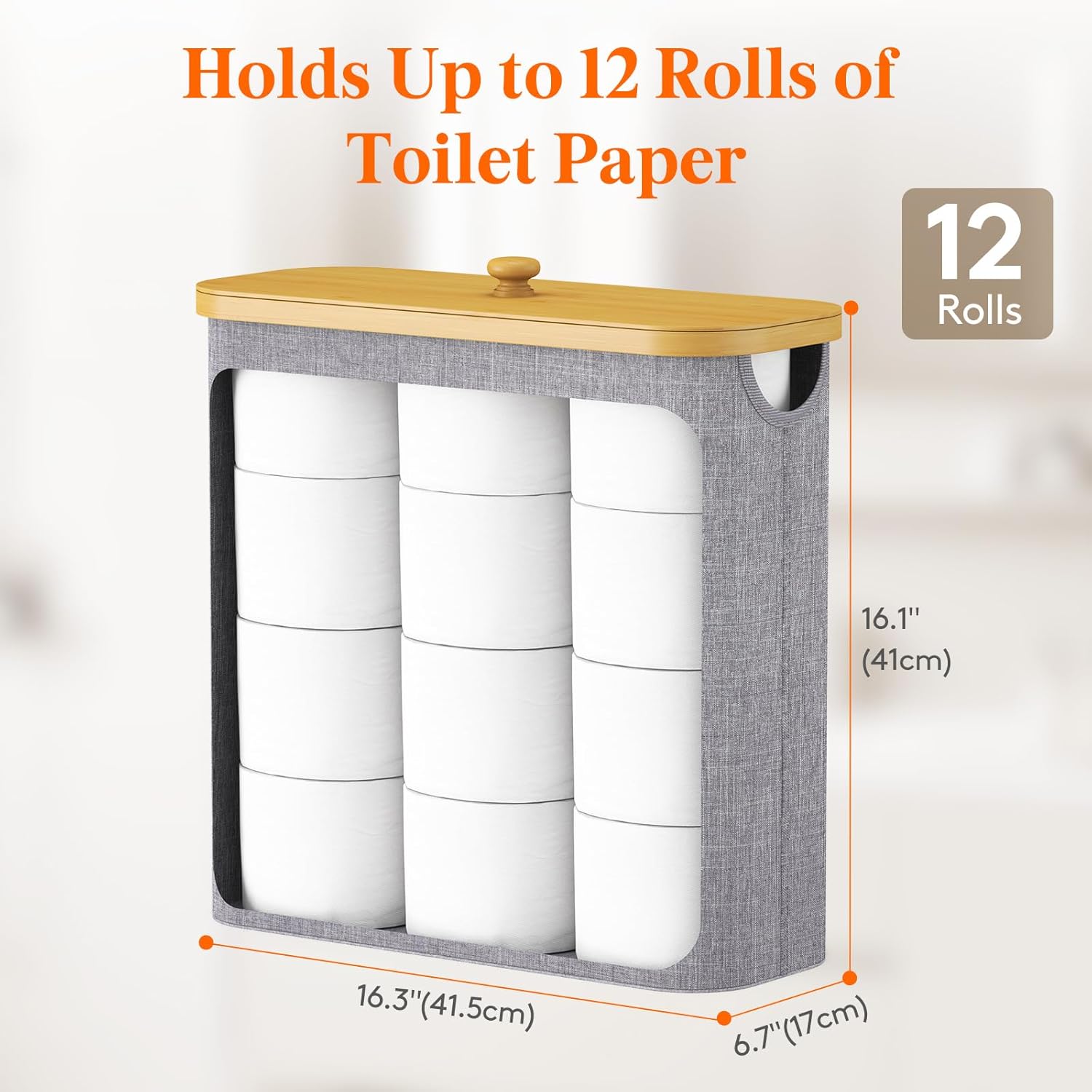 Lifewit 30L Toilet Paper Basket 2 Packs Mesh Shower Caddy for Bathroom Storage Including Shampoo, Soap, Razor, Toothbrush or Other Personal Care Items