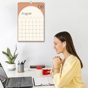 2026 Wall Calendar, Large Calendar from January 2026 - June 2027, Hanging Calendar with Thick Paper, Perfect for Office and Home Monthly Organizing & Planning, 1014.7