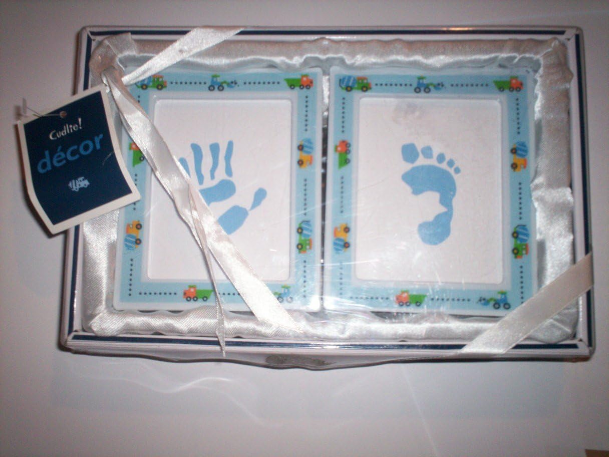 Cudlie. "my first handprint & footprint frame set"