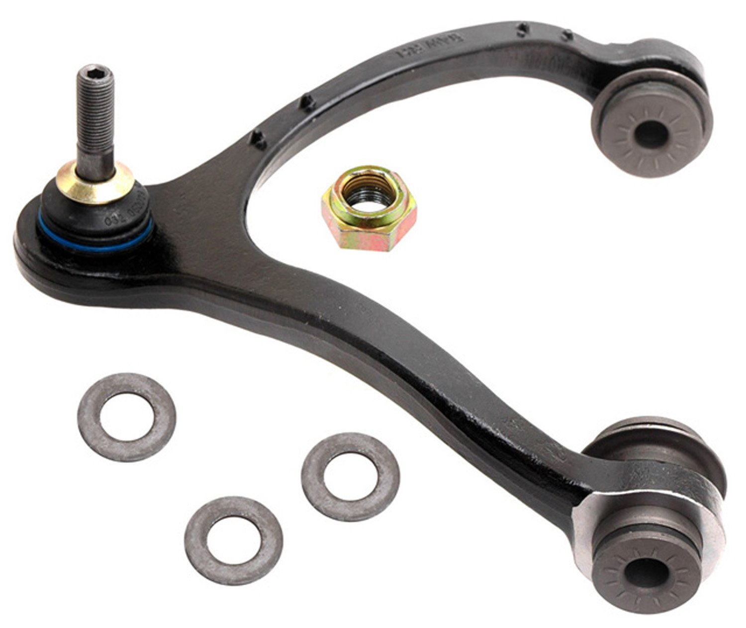 ACDelco Professional 45D1076 Front Passenger Side Upper Suspension Control Arm and Ball Joint Assembly