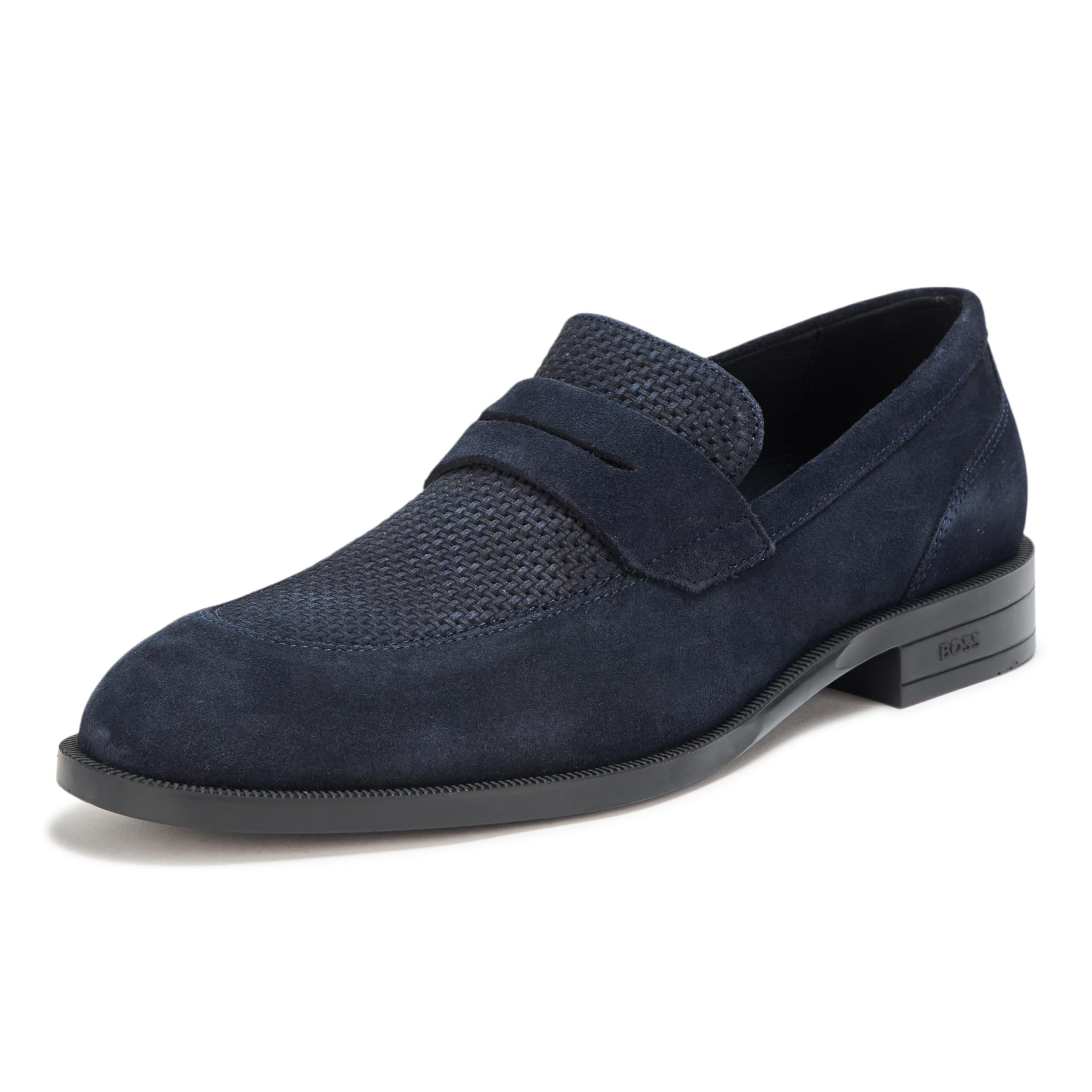 Boss Men\'s Loafers in Charcoal Blue hbeu50541729_401_200?wid=1980&  main image 2