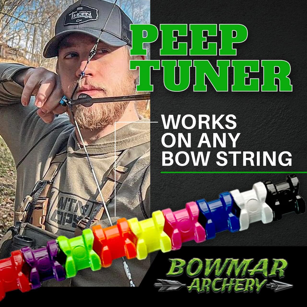 Bowmar Archery Peep Tuner (Red)