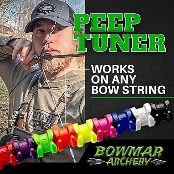 Bowmar Archery Peep Tuner (Red)