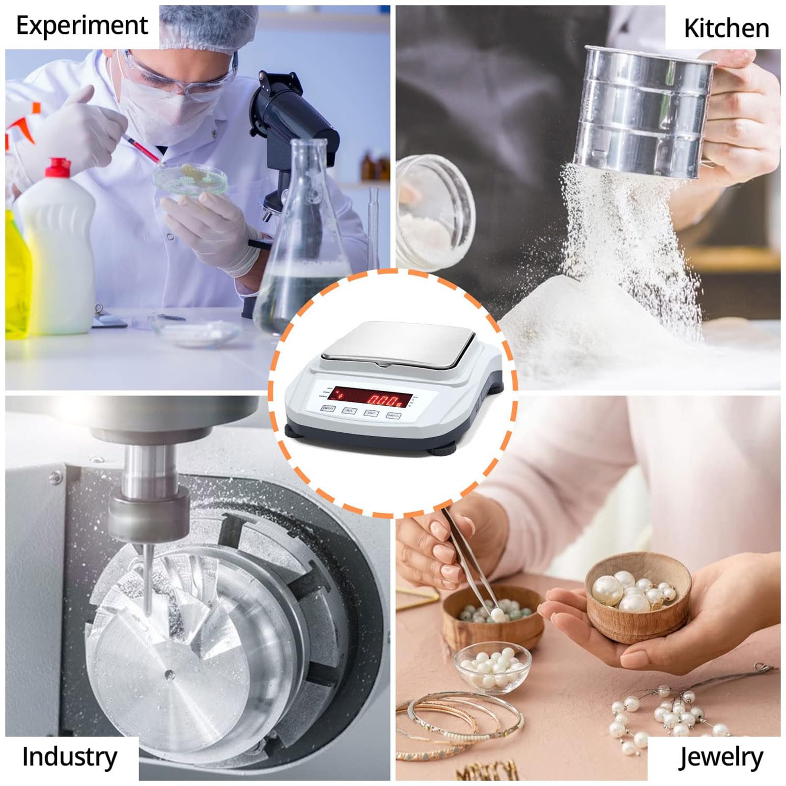 Waga laboratoryjna 2000g/0,01g wysoce precyzyjna waga cyfrowa waga analityczna waga elektroniczna odpowiednia do ważenia laboratoryjnego w kuchni,1000g/0.01g