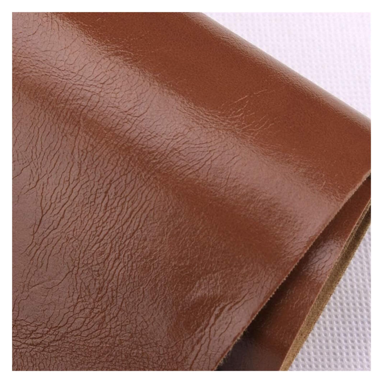 Waterproof Faux Leather Fabric， Faux Leather Upholstery Fabric Heavy Duty Vinyl 138cm 0.7mm 600 Grams Per Meter Waterproof