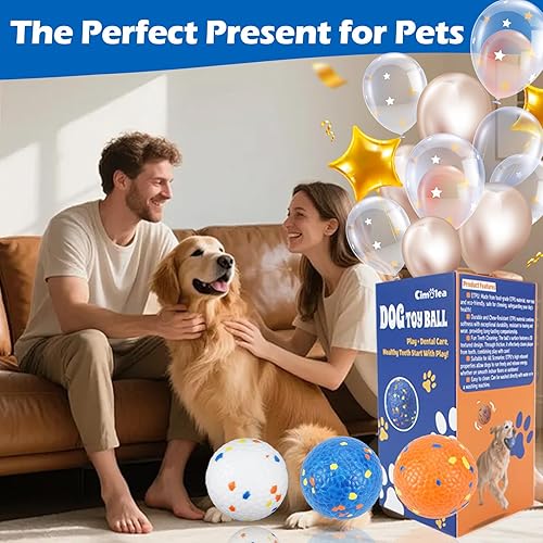 Miniatura 7 de Dog Balls Tennis balls for Dogs, Interactive Dog Toys for Aggressive Chewers ,Indestructible Dog Toy to Keep Them Busy, Puppy Chew Toys for