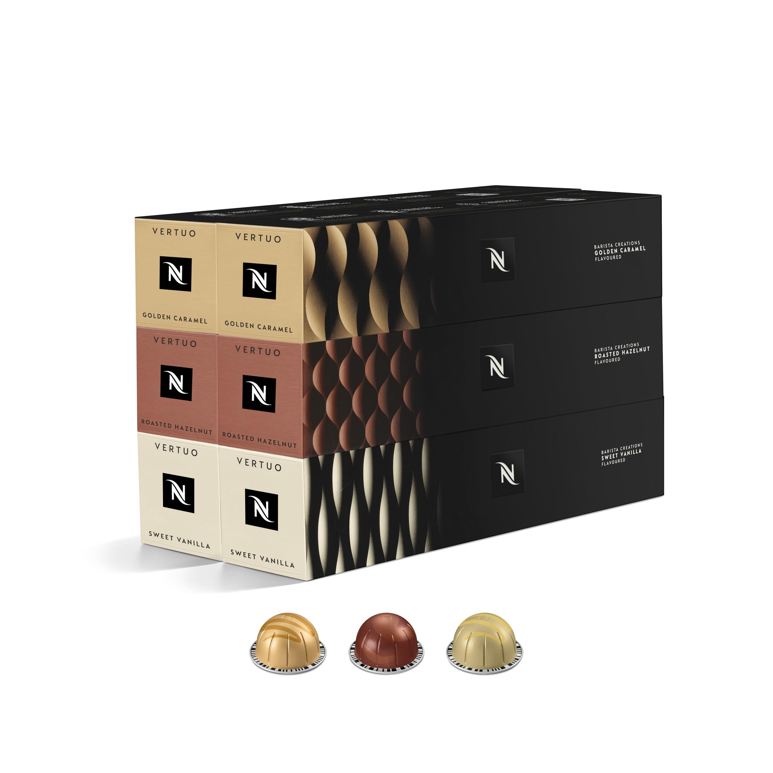 Nespresso Vertuo Flavoured Variety Pack Coffee Pods 60 Pods