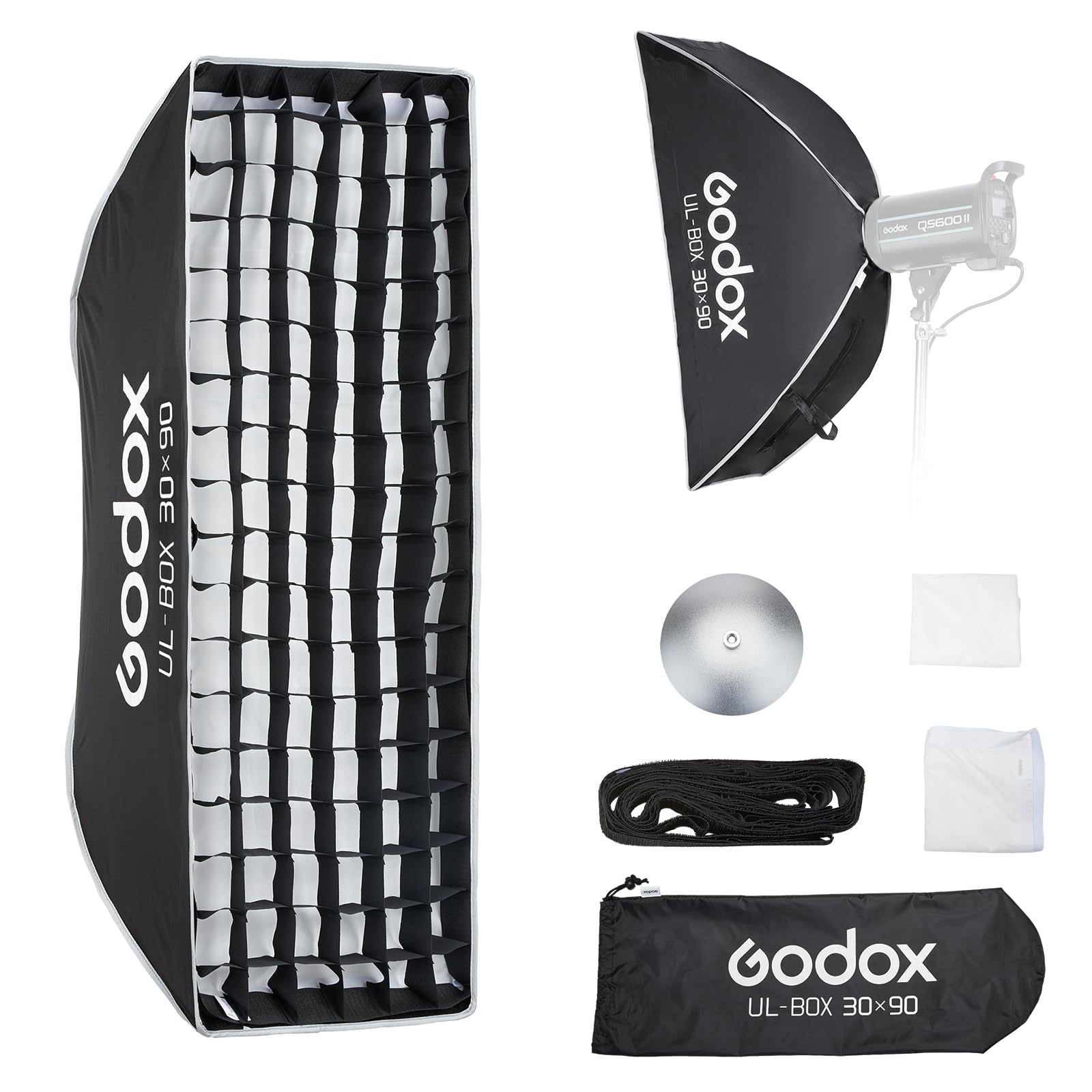 UL-Box 30x90cm / 12x35 Inches Quick Release Umbrella Softbox