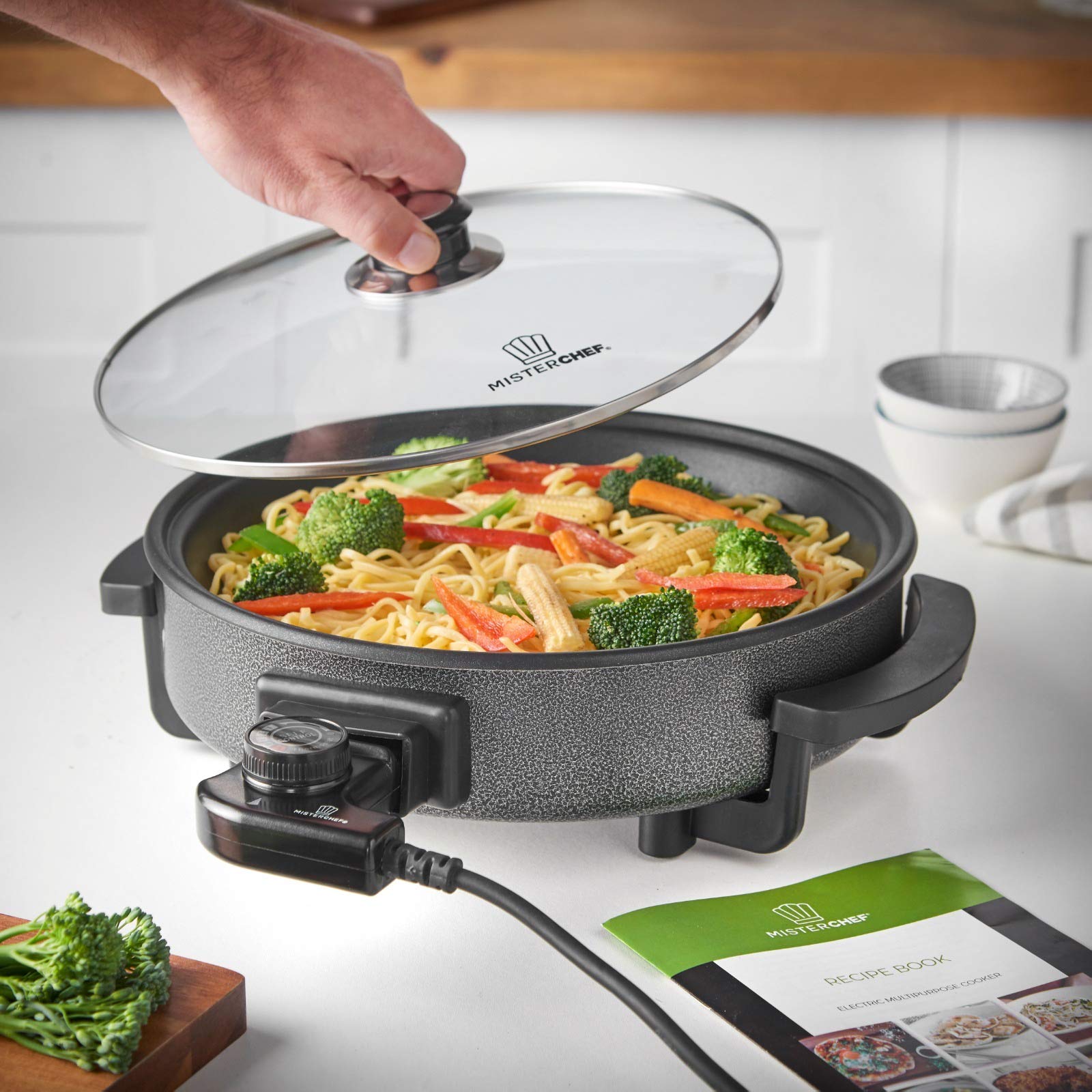 MisterChef® MultiFunction Cooker Electric Frying Pan Cooker with