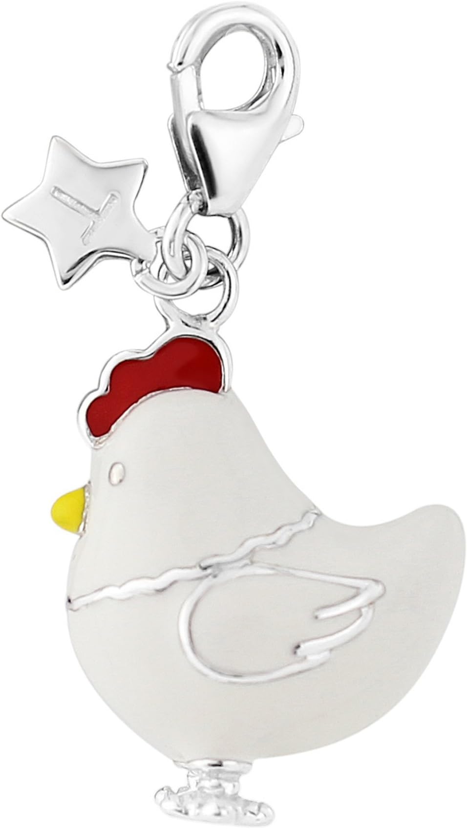 Tingle LondonSterling silver Clip on Tingle Chicken Charm SCH308